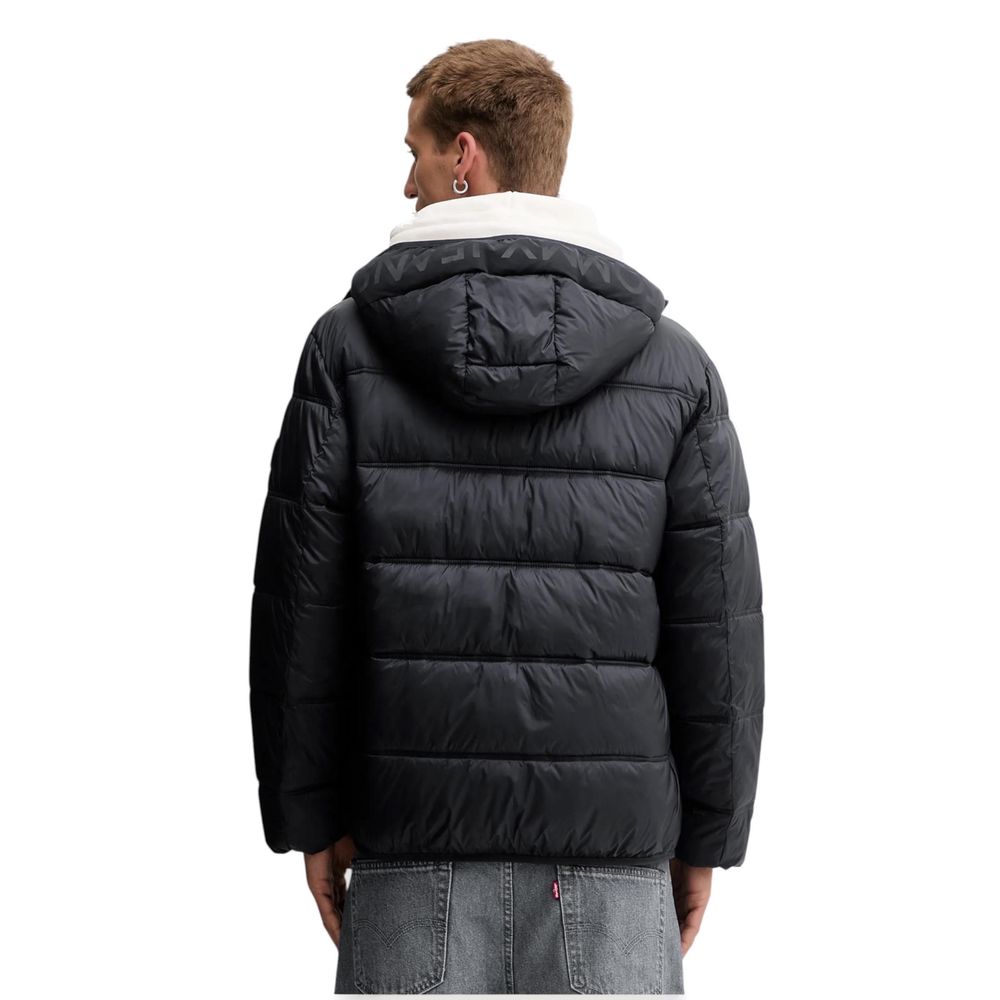 Tommy Hilfiger Jeans Black Polyamide Coat