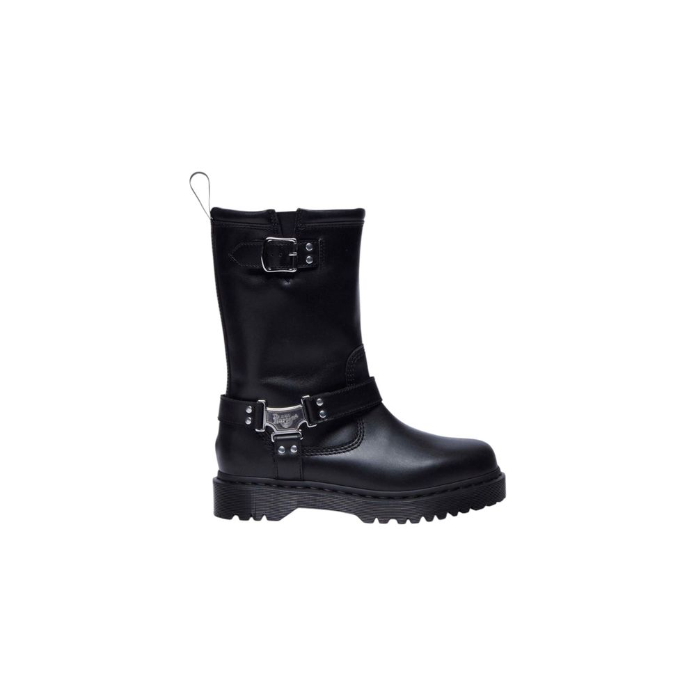 Dr. Martens Black Leather Lace-Up Boots