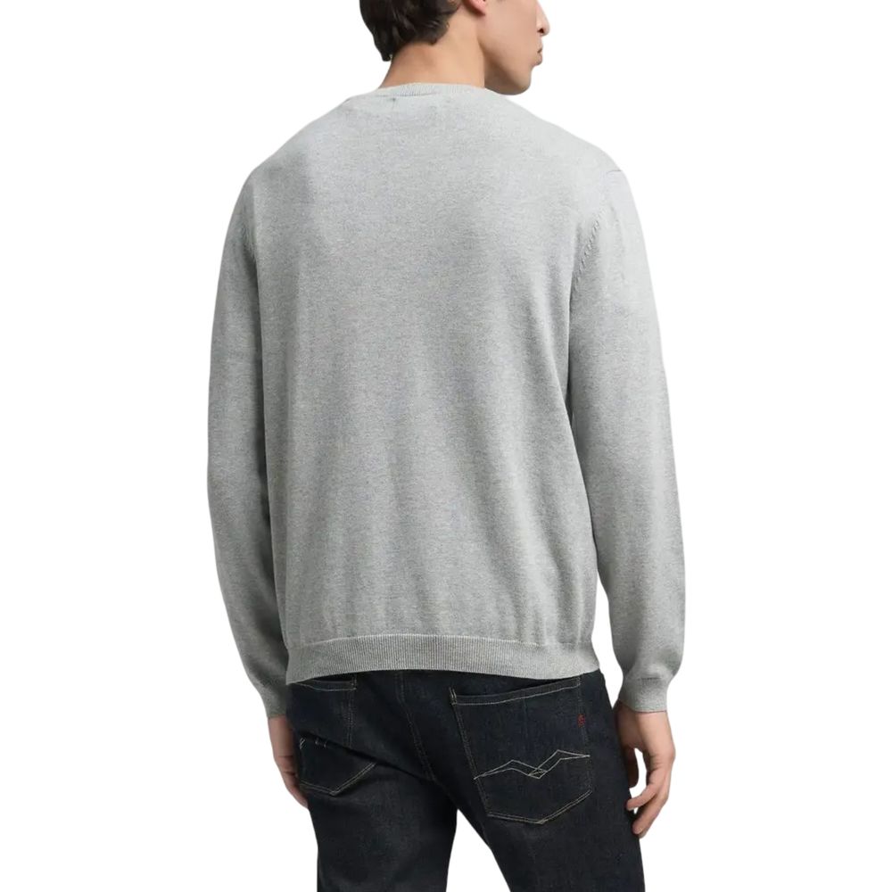 Replay Gray Cotton Sweatshirt