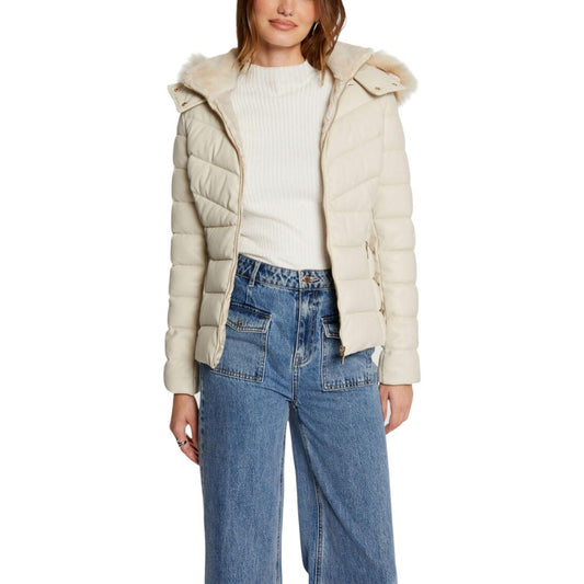 Morgan De Toi Beige Polyethylene Jackets And Coat