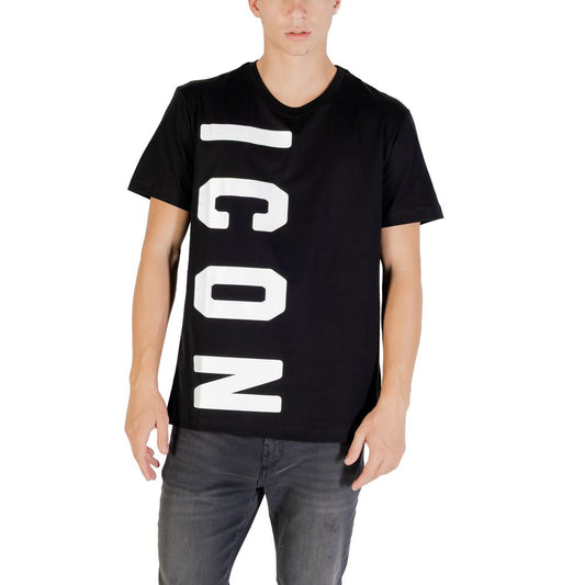 Icon Black And White Cotton T-Shirt