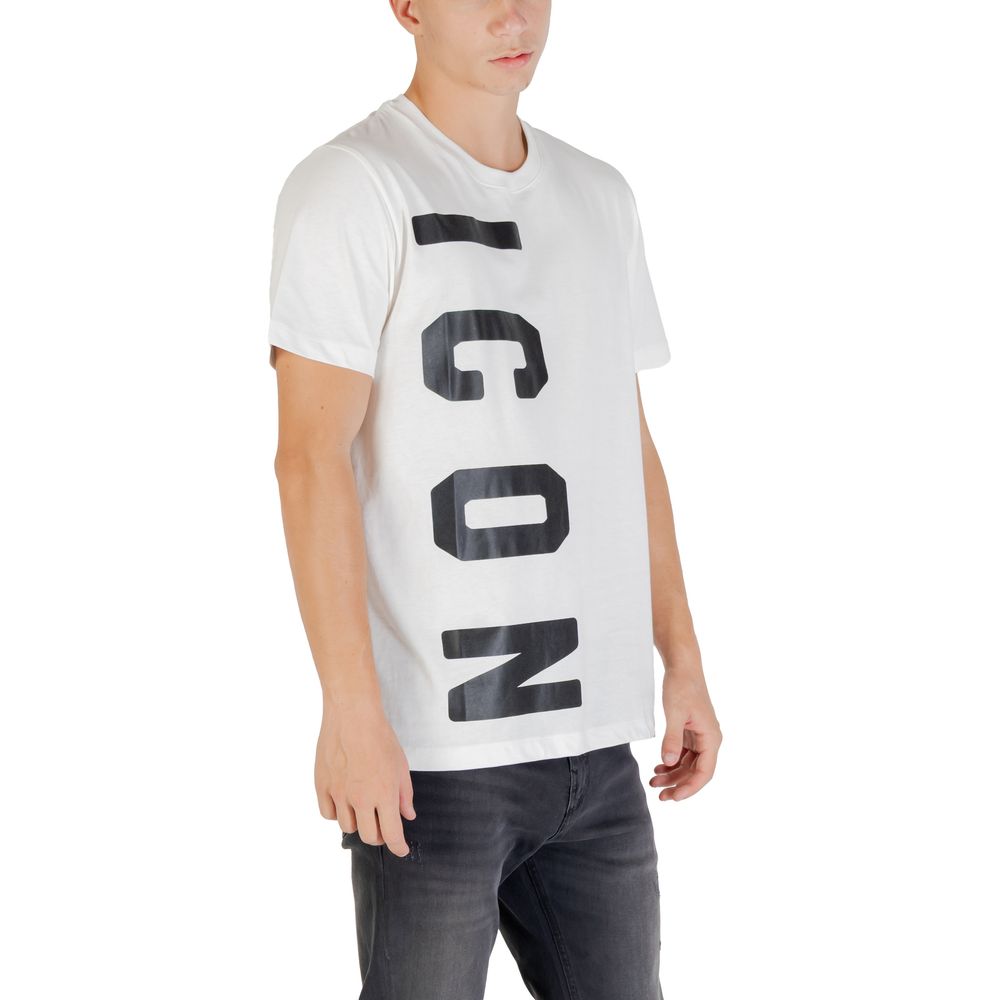 Icon Black And White Cotton T-Shirt