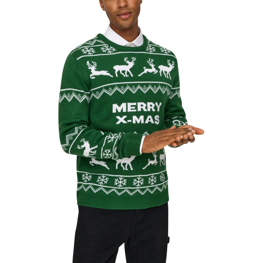 Only & Sons Bicolor Marabou Sweatshirt