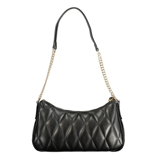 Twinset Black Polyurethane Women Shoulder Bag