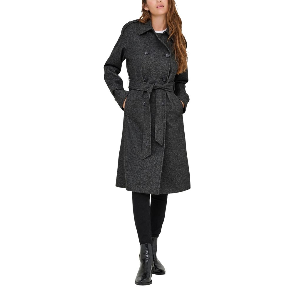 Only Gray Recycled Polyester Coat