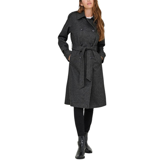 Only Gray Recycled Polyester Coat