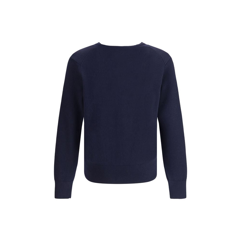 Ami Paris Blue Wool Cardigan