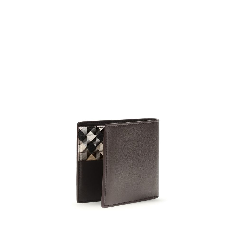 Burberry Brown Calf Leather Bos Taurus Wallet