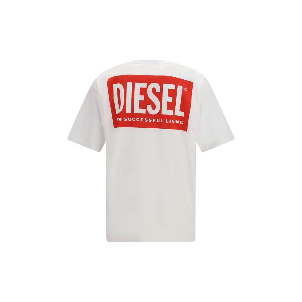 Diesel White Cotton T-Shirt