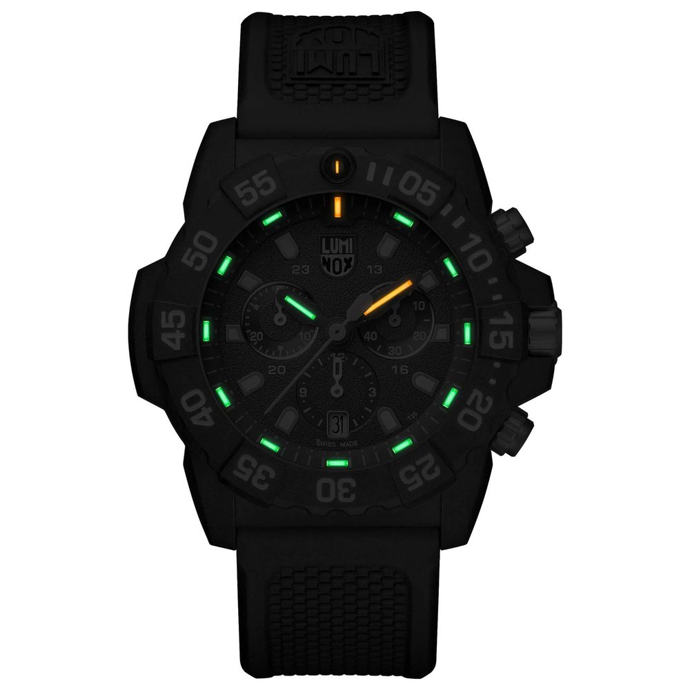 Luminox Black Rubber Sport Watch