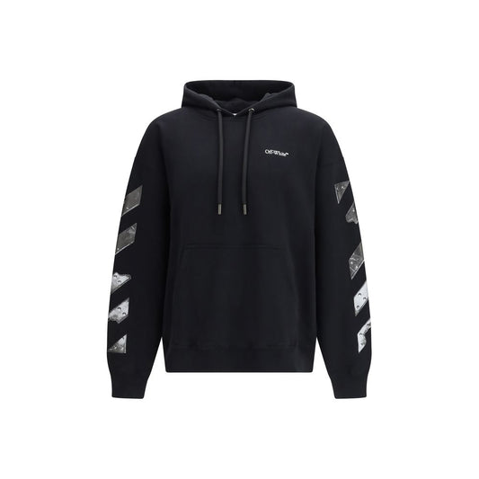 Off-White Black Cotton Sweatshirt
