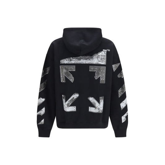 Off-White Black Cotton Sweatshirt