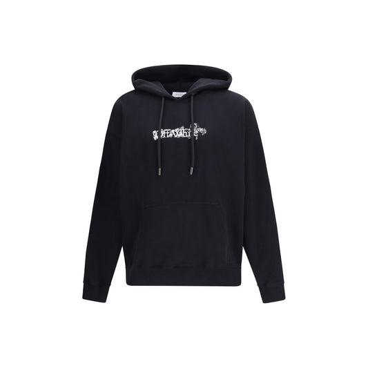 Off-White Black Cotton Sweatshirt