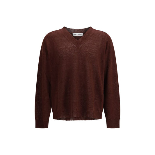Our Legacy Bordeaux Linen Sweatshirt