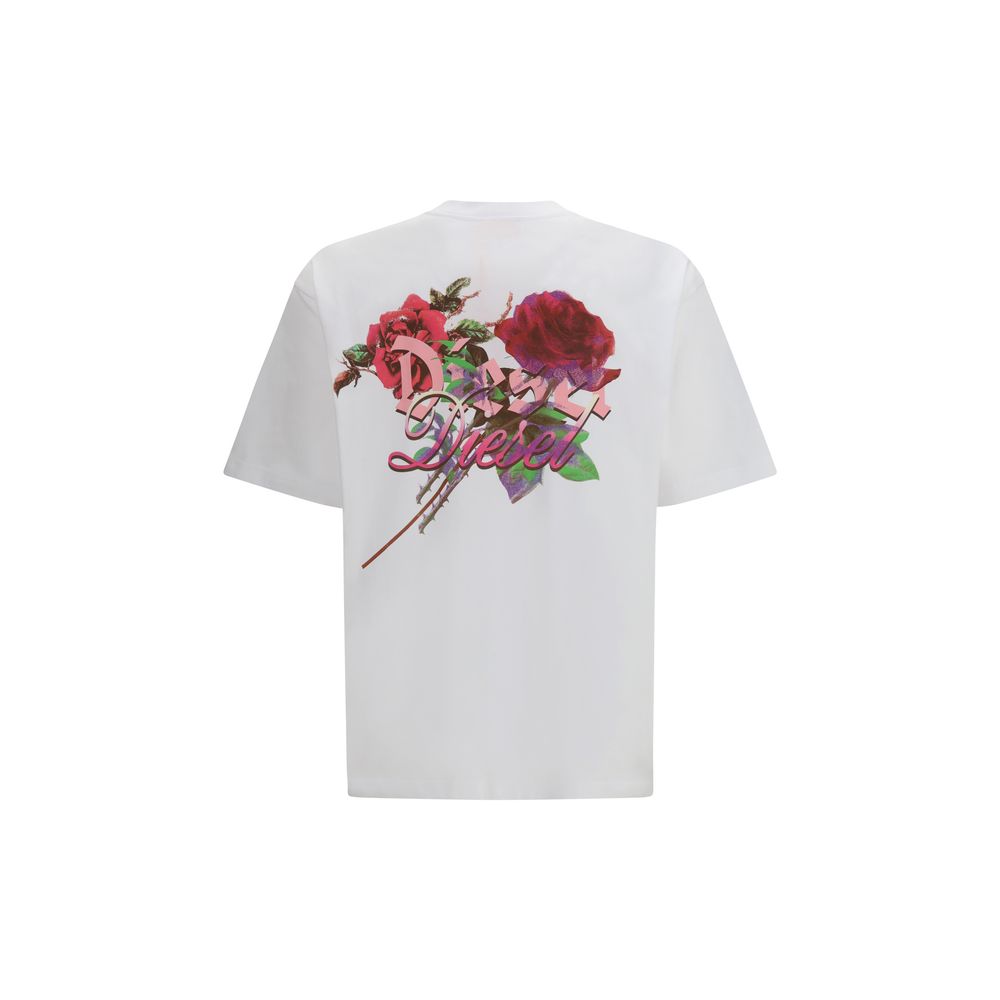 Diesel White Cotton T-Shirt