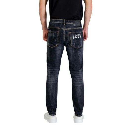 Icon Blue Cotton Skinny Jeans