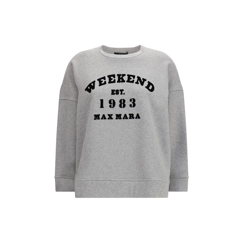 Max Mara Gray Cotton Sweatshirt