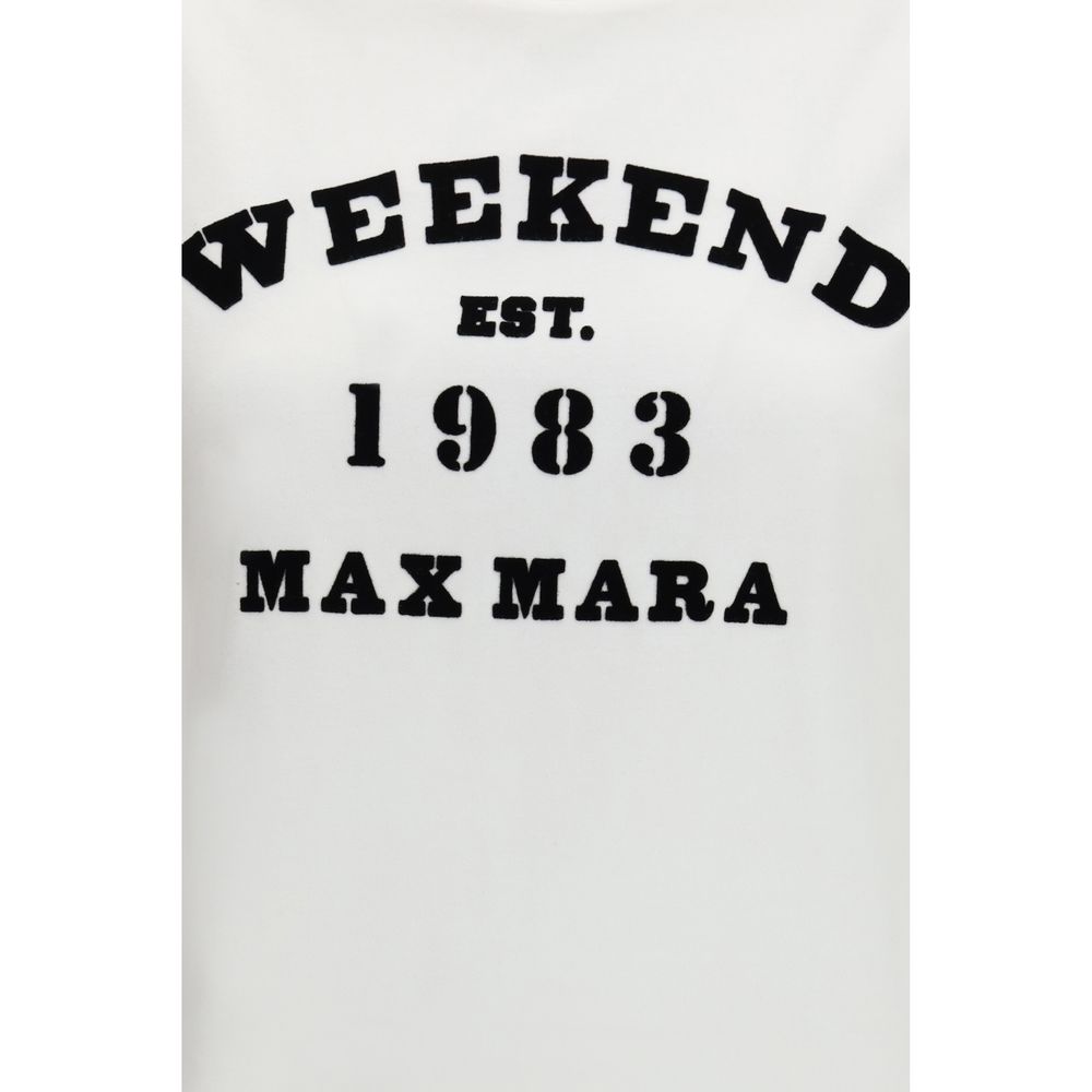 Max Mara White Cotton T-Shirt