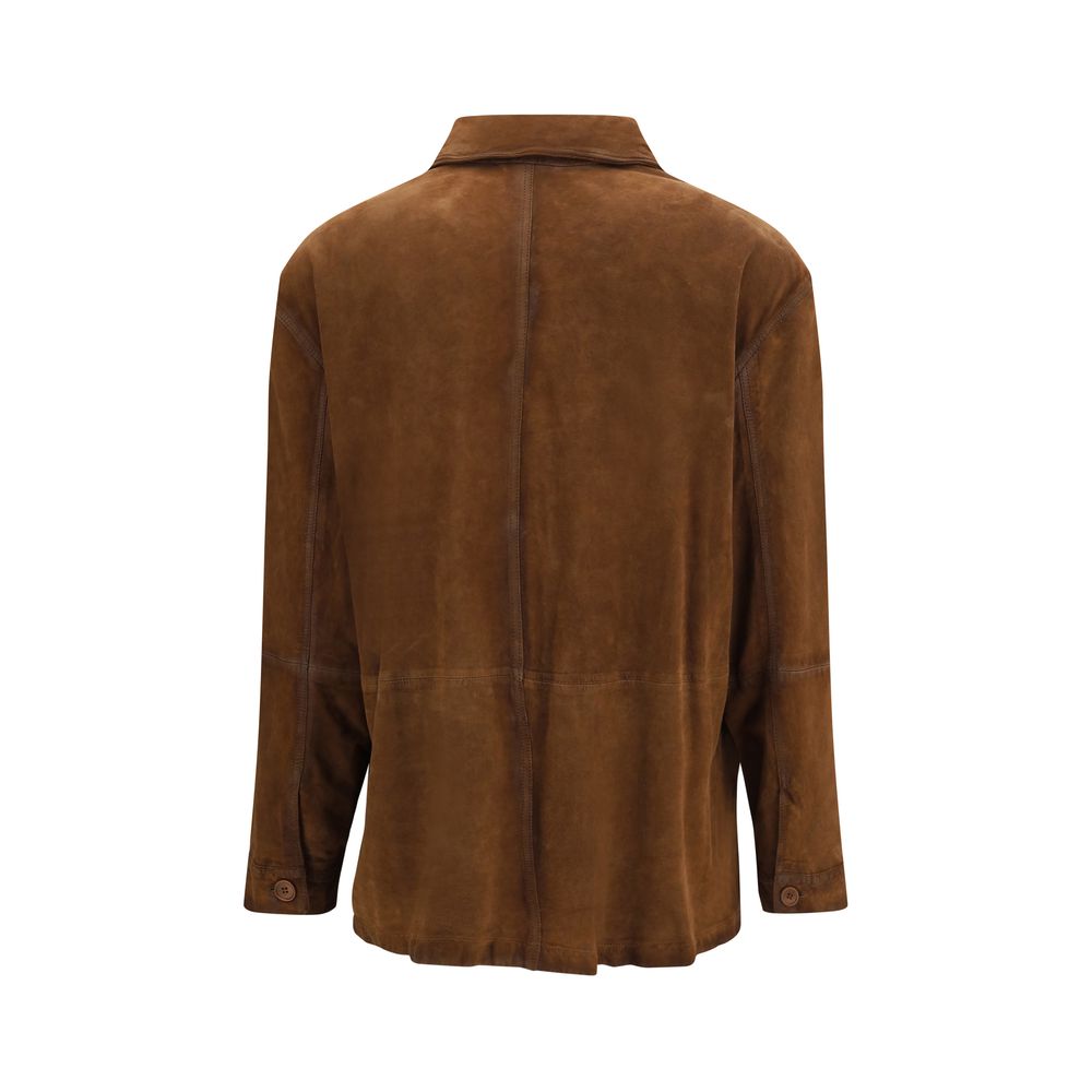 P.A.R.O.S.H. Brown Goatskin Coat