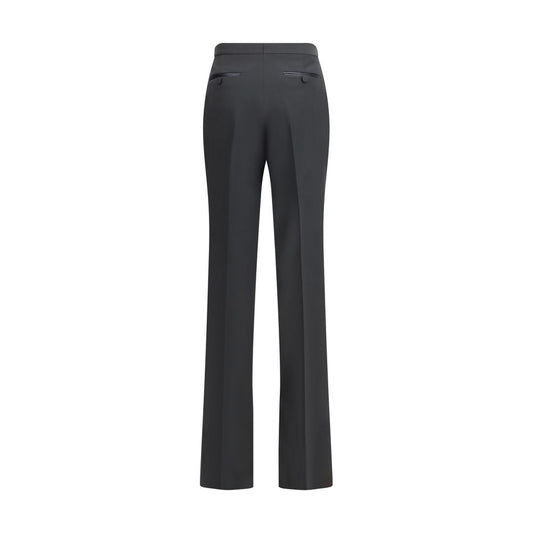Tom Ford Black Fleece Wool Dress Pants