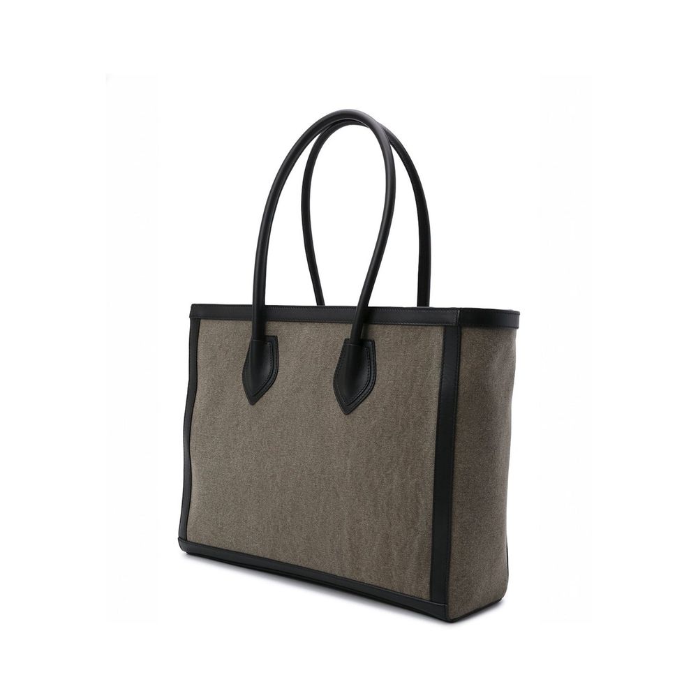 Balmain Bicolor Cotton Tote Bag