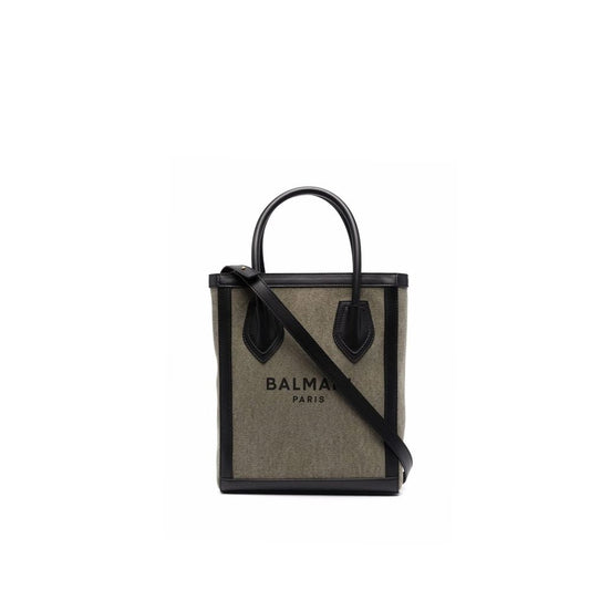Balmain Bicolor Cotton Tote Bag