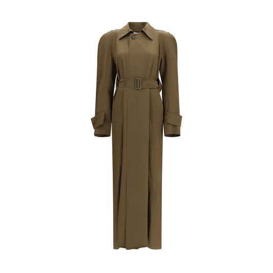 Petar Petrov Bicolor Silk Trench Coat