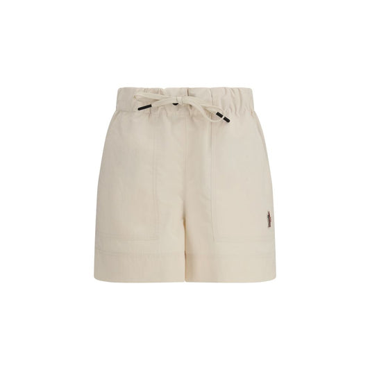 Moncler Grenoble Beige Polyester Bermuda Shorts