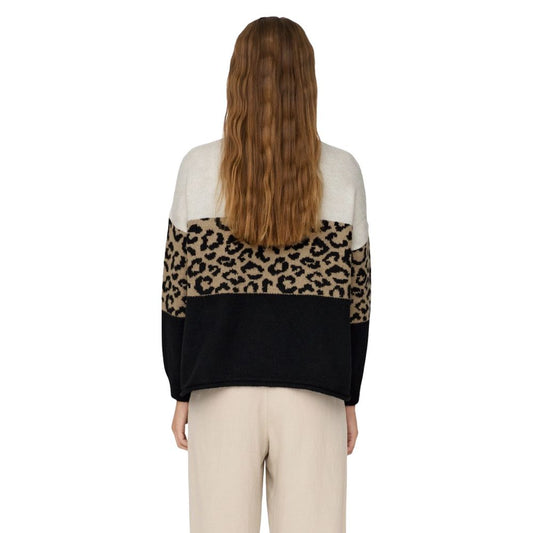 Only Bicolor Marabou Sweatshirt