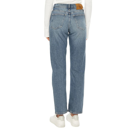 Calvin Klein Jeans Blue Cotton Skinny Jeans