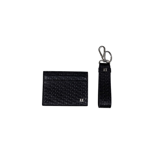 Armani Exchange Black Leather Wallet