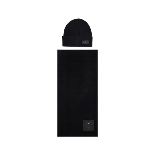 Liu Jo Black Polyester Beanie
