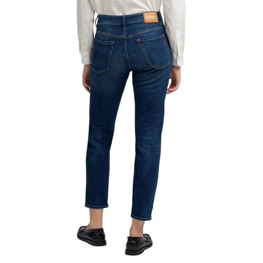 Replay Blue Cotton Skinny Jeans