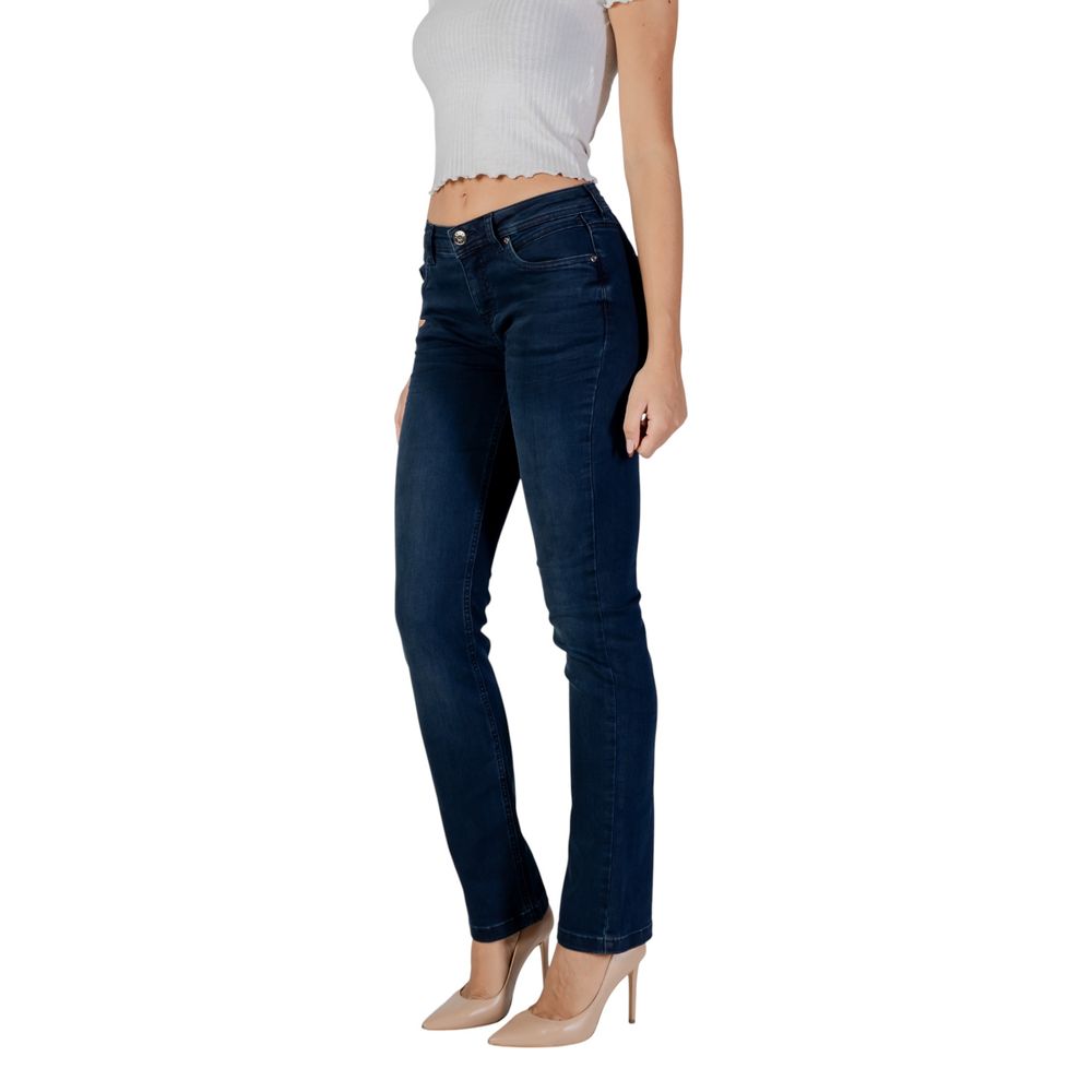 Street One Blue Cotton Skinny Jeans
