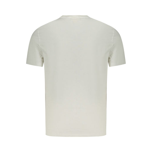 Calvin Klein White Cotton Men T-Shirt