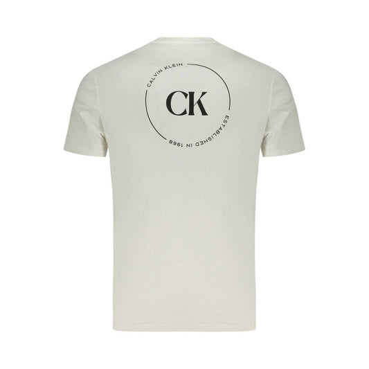 Calvin Klein Bianco Cotton Men T-Shirt