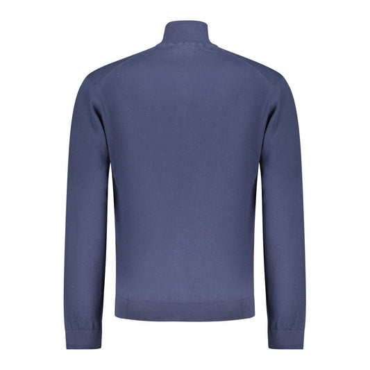 Napapijri Blue Cotton Men Cardigan