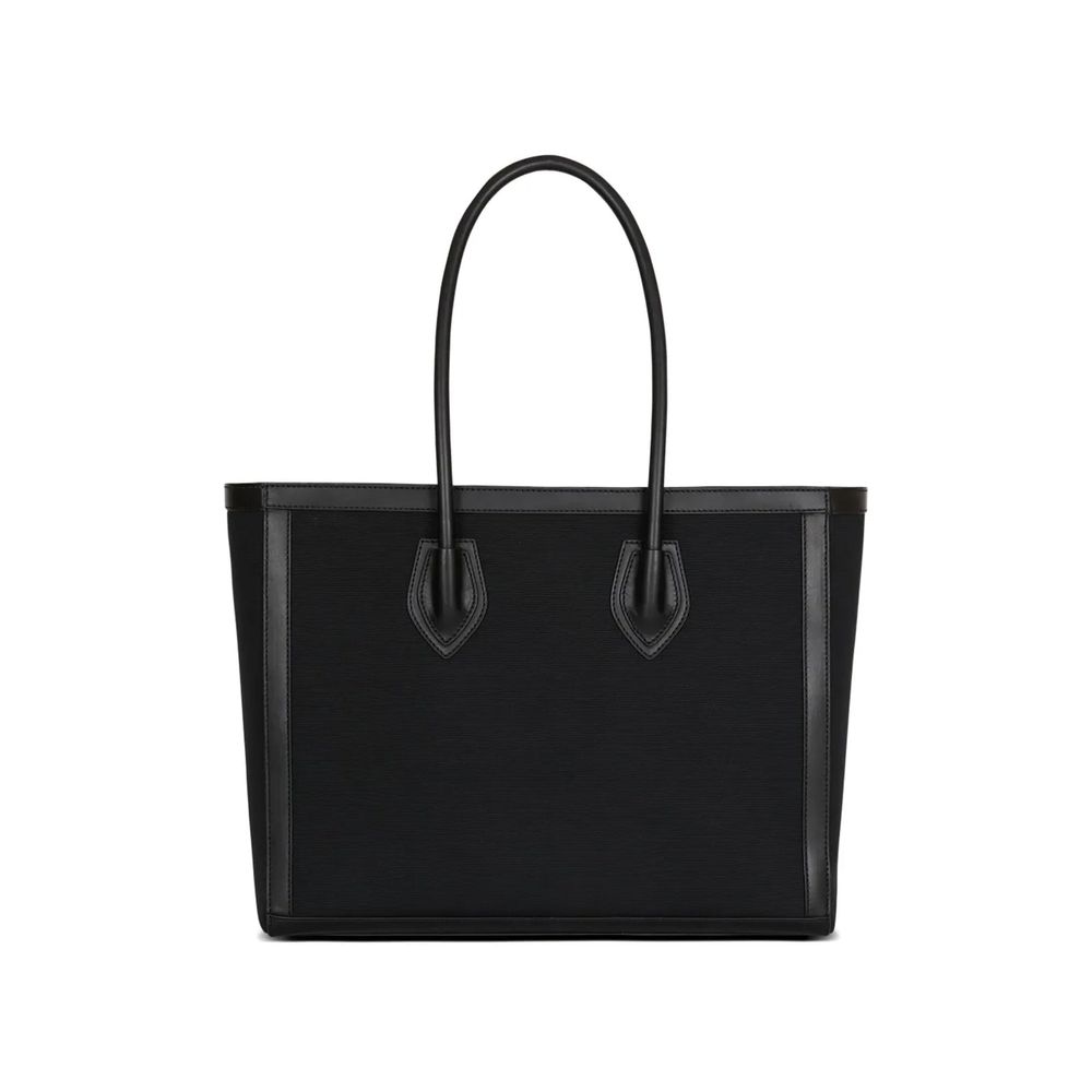 Balmain Black Cotton Tote Bag