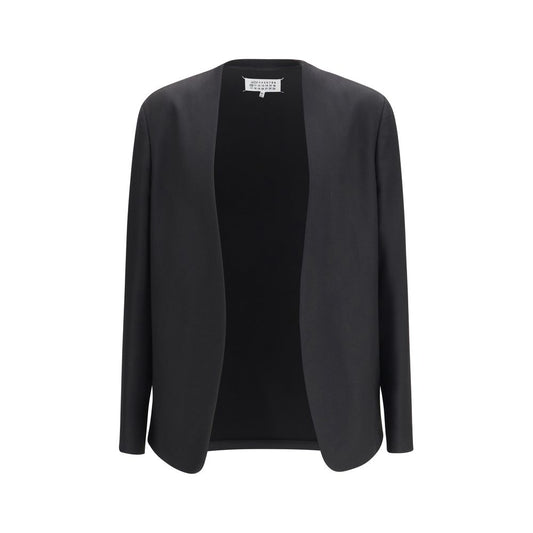 Maison Margiela Black Fleece Wool Blazer