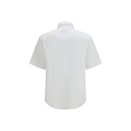 Versace Jeans White Cotton Shortsleeve Shirt