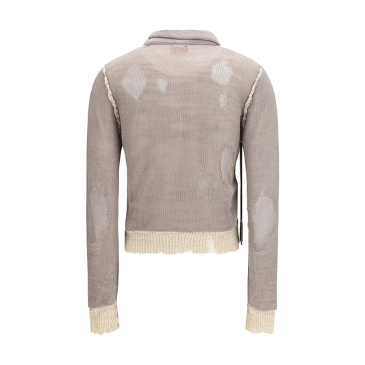 Diesel Gray Cotton Sweatshirt