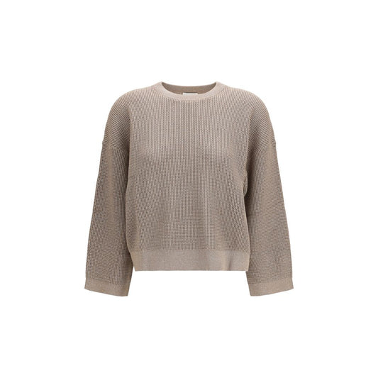 Brunello Cucinelli Gold Cotton Sweatshirt