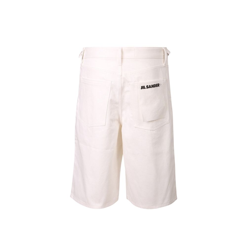 Jil Sander White Cotton Knee Length