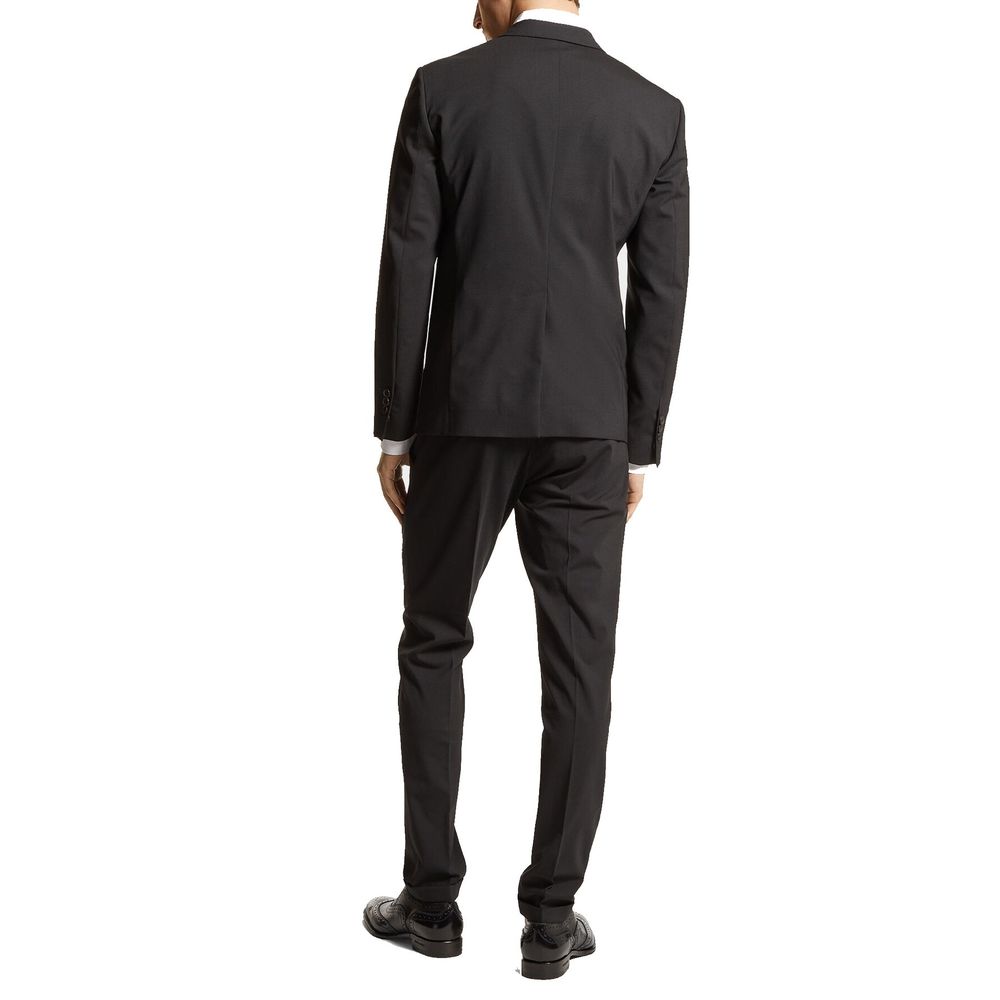 Dsquared² Black Elastane Two-Piece Suit