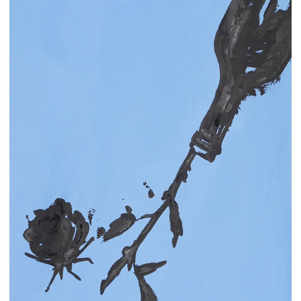 Prada Blue Cotton Pattern Shirt