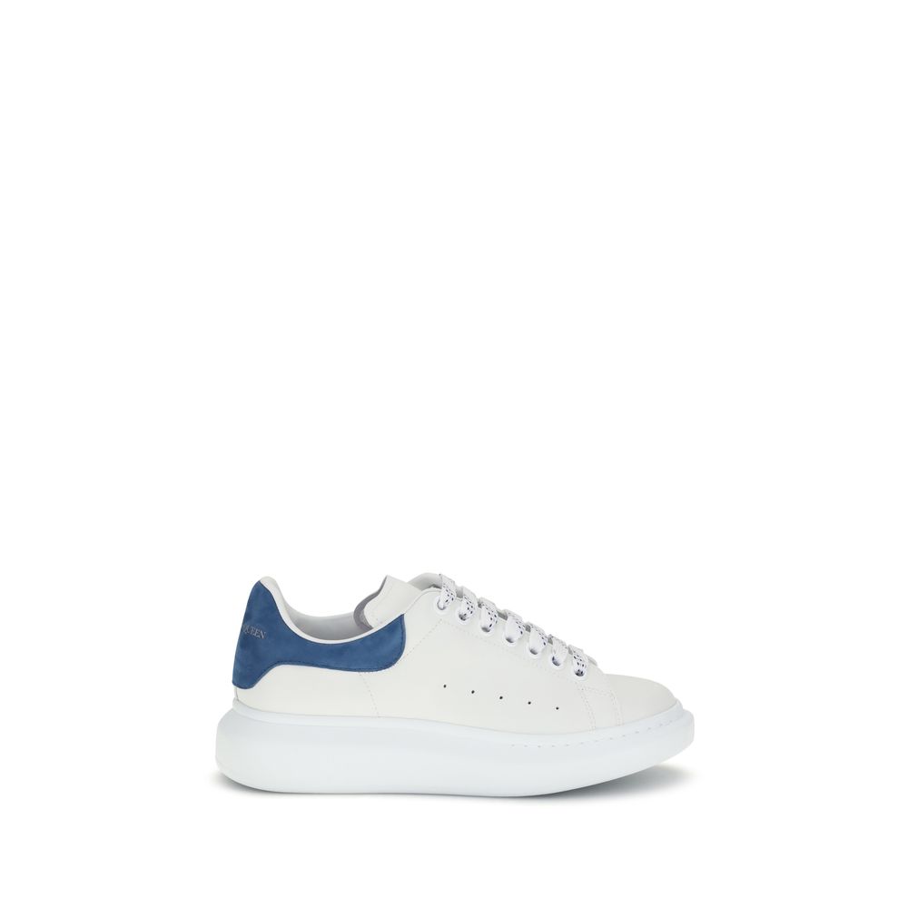 Alexander McQueen White Calf Leather Bos Taurus Platform Sneakers
