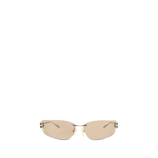 Balenciaga Gold Metal Sunglasses