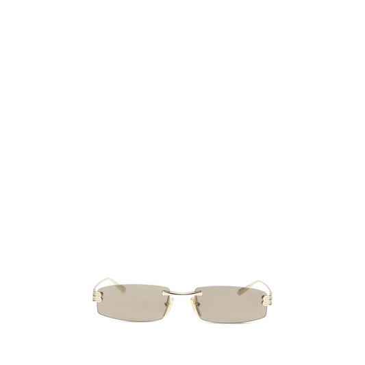 Balenciaga Gold Metal Sunglasses