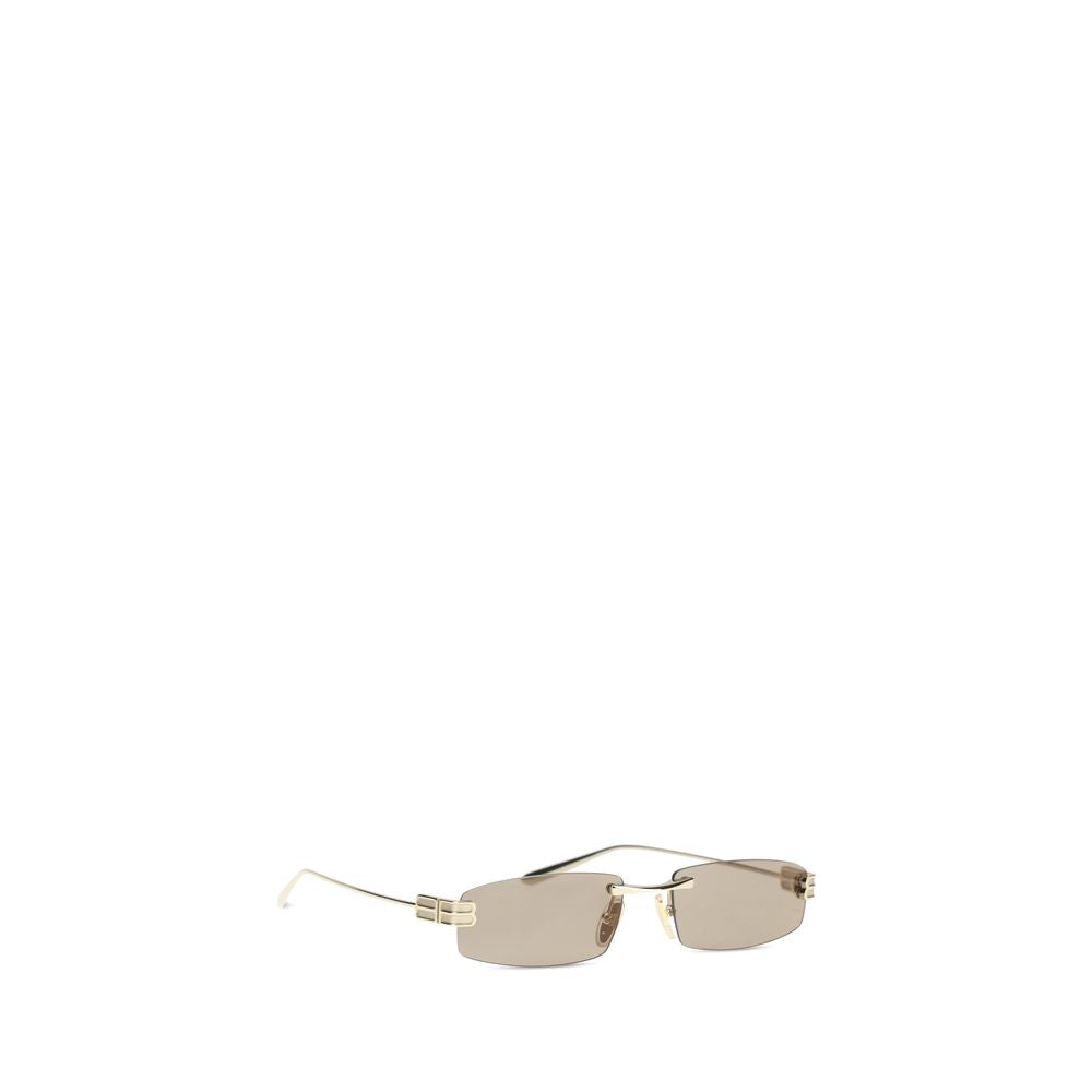 Balenciaga Gold Metal Sunglasses