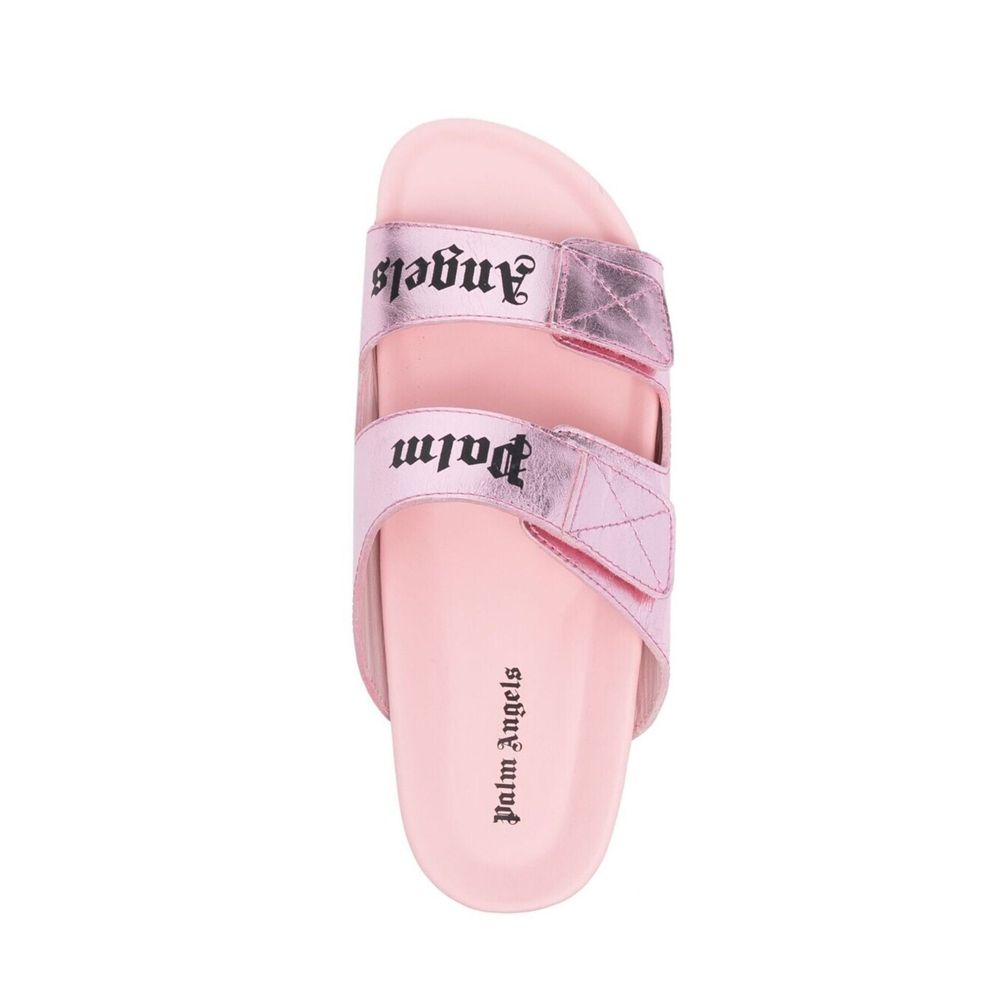 Palm Angels Multicolor Calfskin Strap-On Sandals